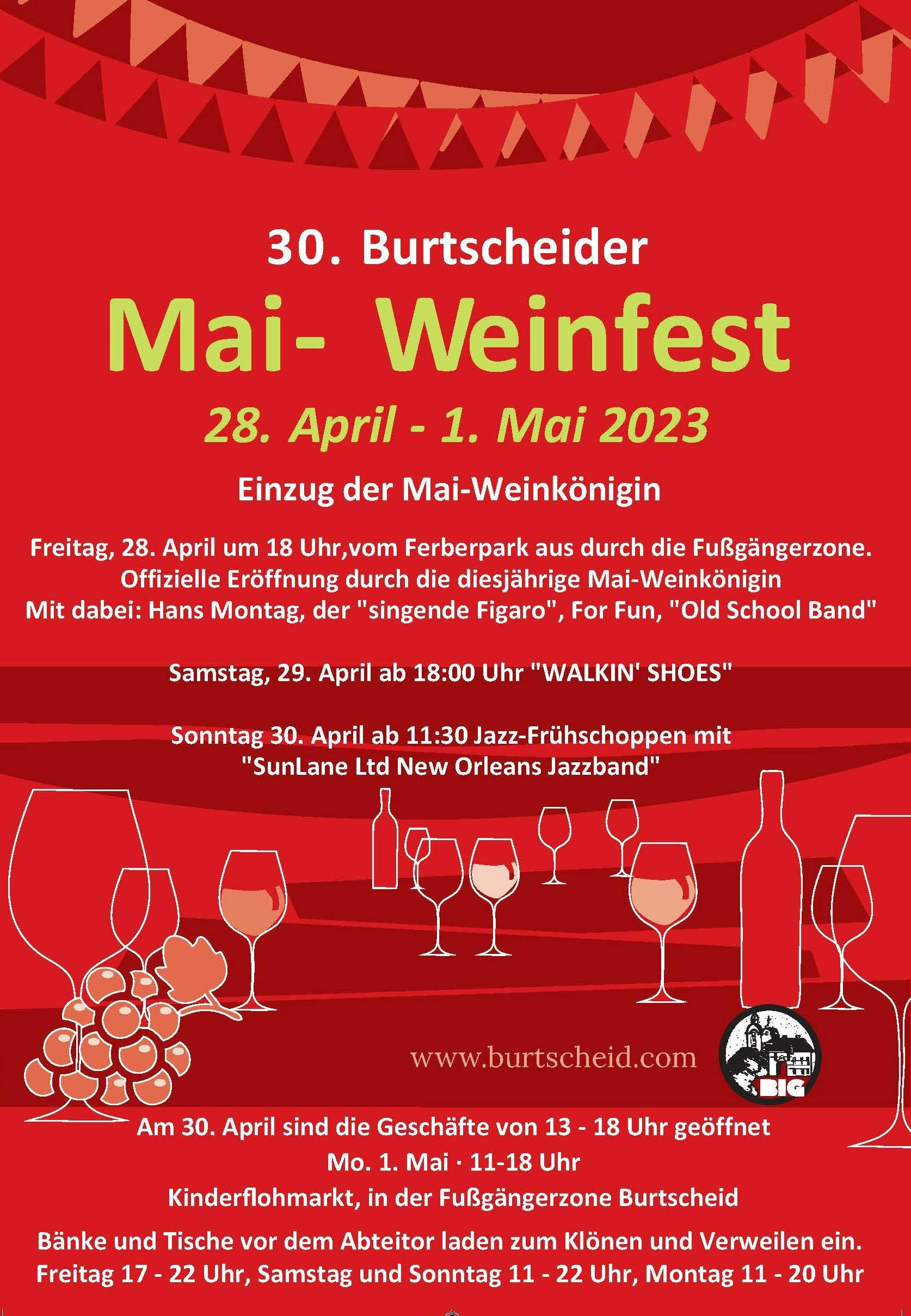Plakat Weinfest 2023 